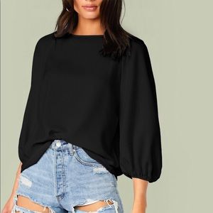 Cute Black Blouse